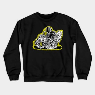 Hard Driving Hot Rodding Masked Man Crewneck Sweatshirt